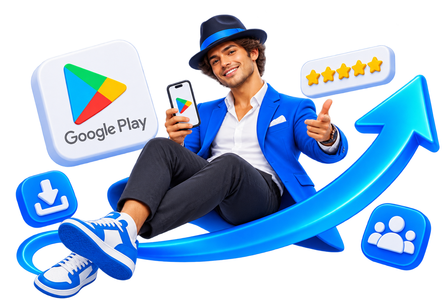 Накрутка в Google Play